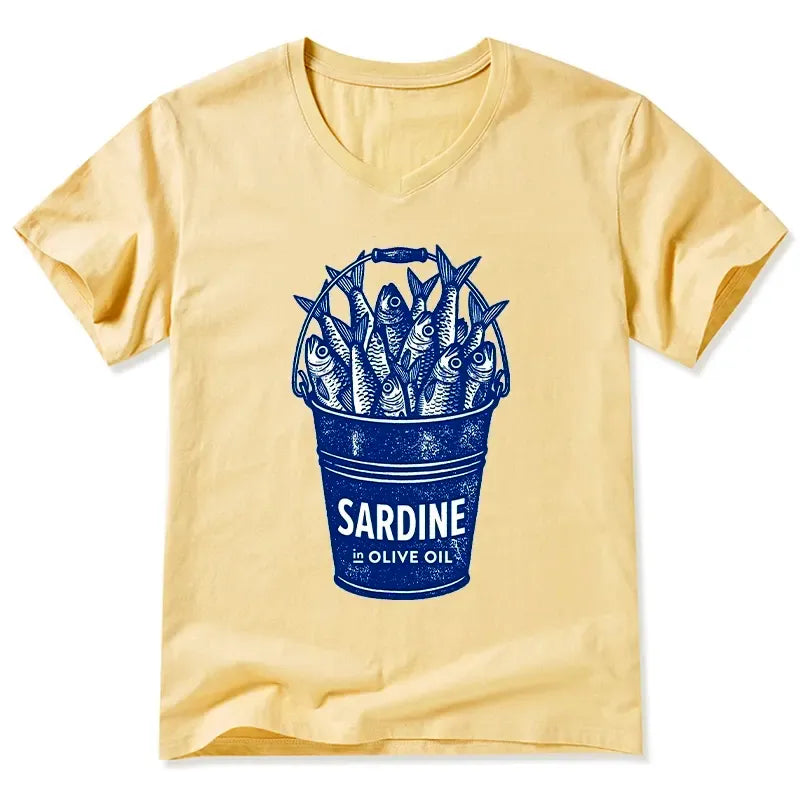 Japanese Vintage V-Neck T-Shirt Best Seller
