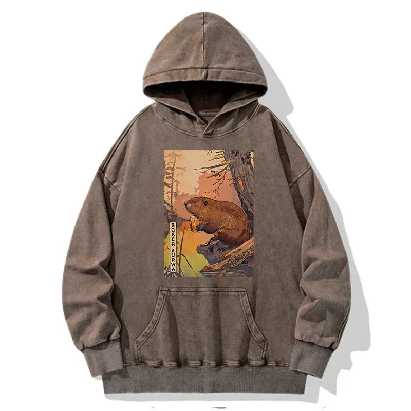 unisex Kyoto lion beaver hoodie comfortable gift