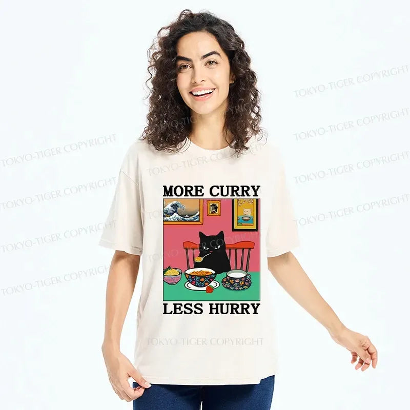 kyoto lion more curry less hurry tee on sale