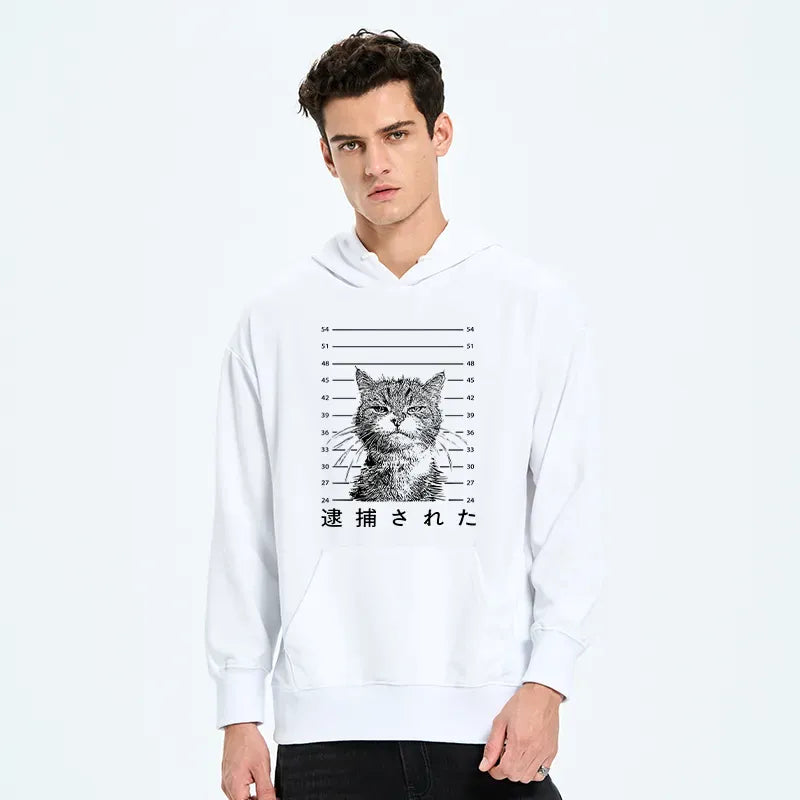 Comfortable cat hoodie with free shipping