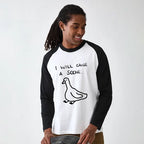 Stupid Goose Japanese Ukiyo-e Raglan Shirt for Cosplay
