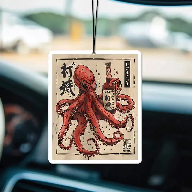 Retro Octopus Car Air Freshener