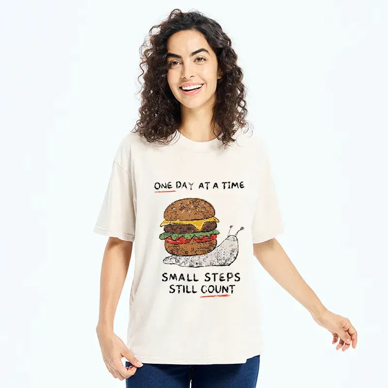 Tokyo?Tiger Hamburger Snails Meme Washed T-Shirt