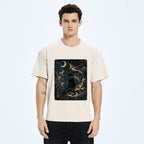 Japanese Vintage Black Cat T-Shirt