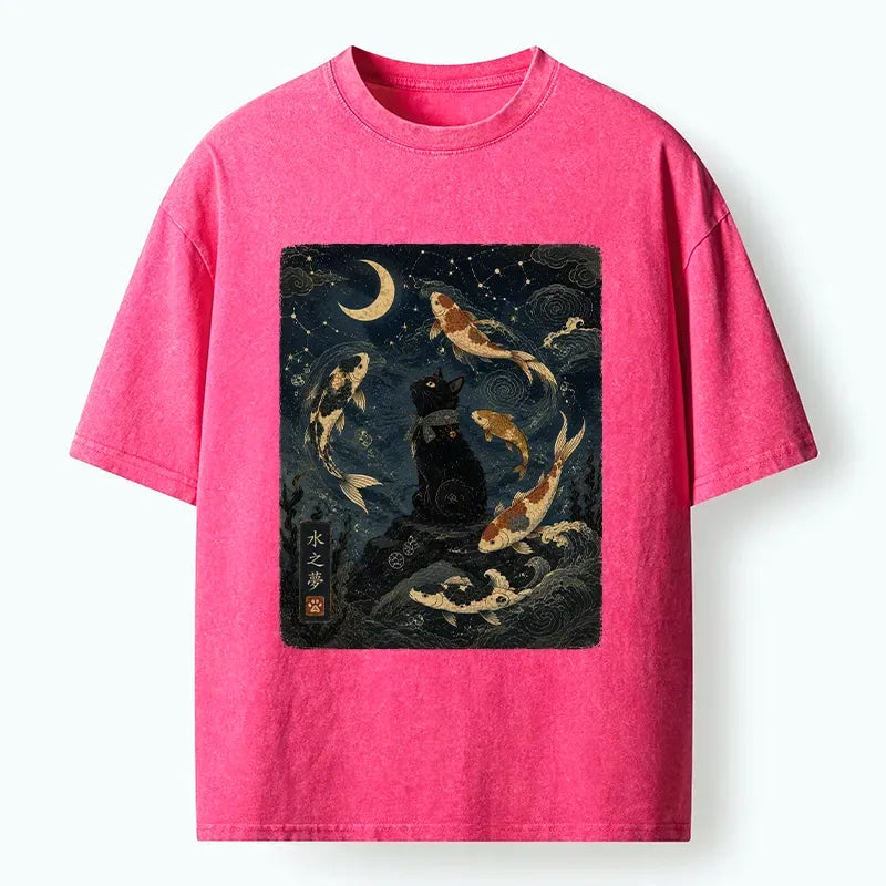 Ukiyo-e Cat T-Shirt Gift Idea