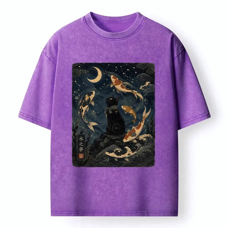 Ukiyo-e Cat T-Shirt Gift Idea