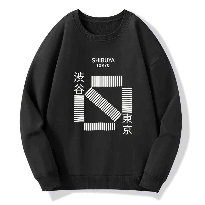 Comfortable Japanese Sweatshirt for City Walk
