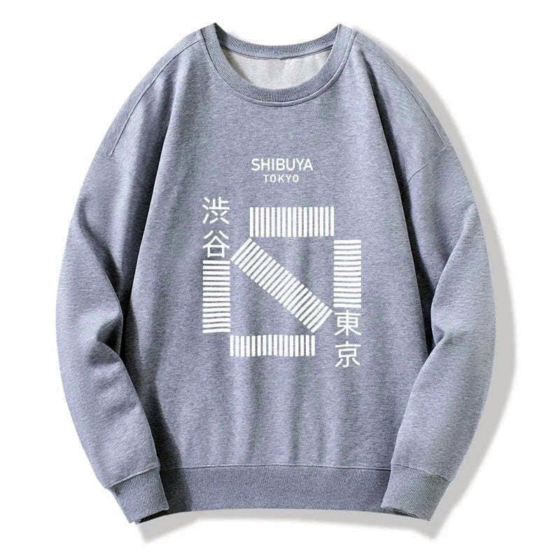 Kyoto-Lion Japanese Shibuya Crossing Sweatshirt