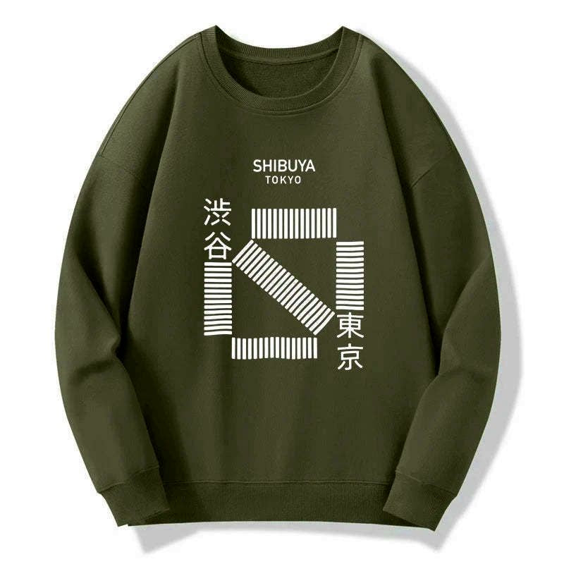 Unisex Japanese Sweatshirt Casual Gift Idea