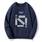 Comfortable Japanese Sweatshirt for City Walk