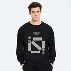 Comfortable Japanese Sweatshirt for City Walk