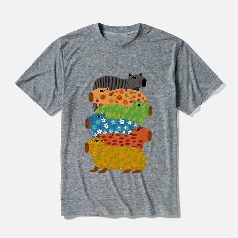 Japanese Vintage Capybara Cotton Tee