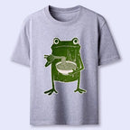 Chopstick frog ukiyo-e shirt
