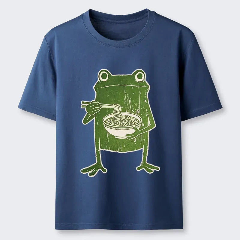 Chopstick frog ukiyo-e shirt