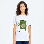 Chopstick frog ukiyo-e shirt