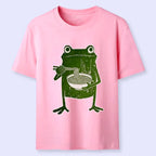 Chopstick frog ukiyo-e shirt