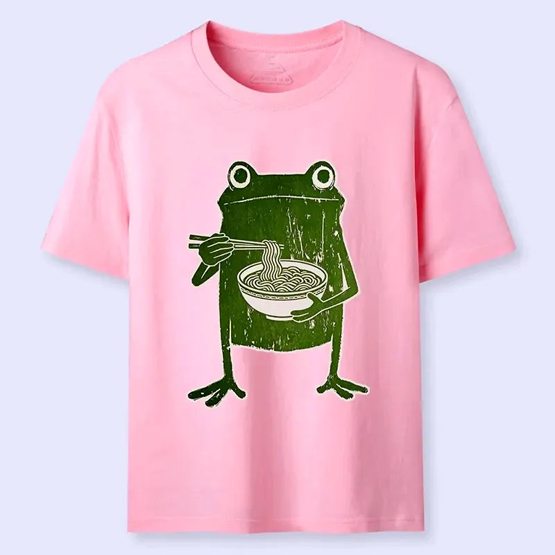 Chopstick frog ukiyo-e shirt