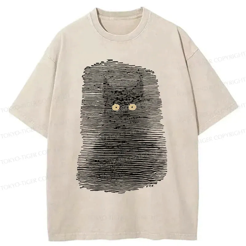 Japanese Cat T-Shirt for Daily Wear