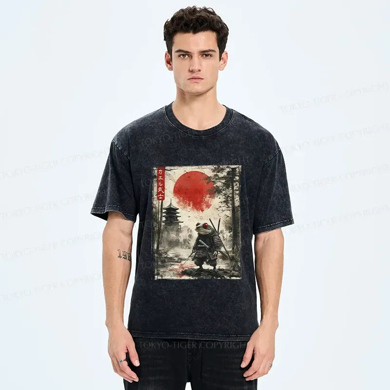 Japanese Washed T-Shirt with Free Shipping
