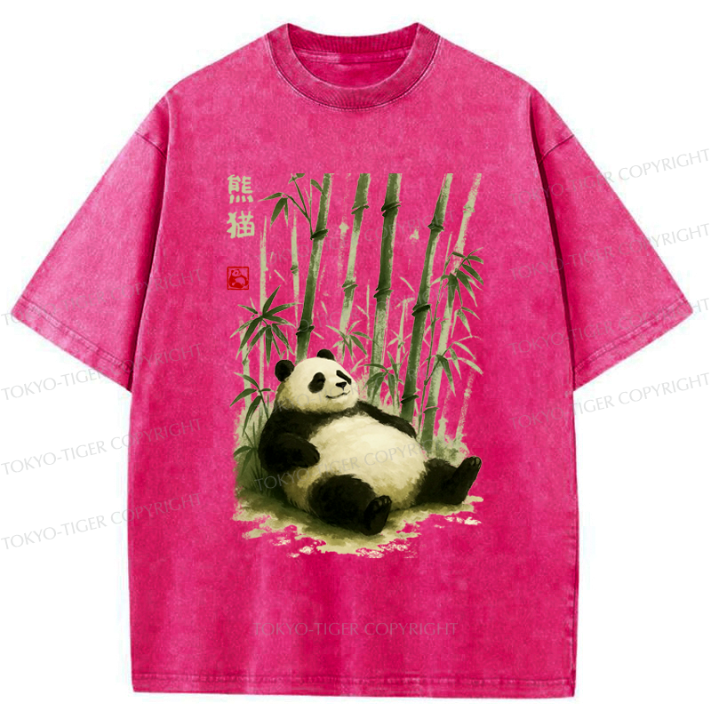 Japanese Unisex Panda T-Shirt Cotton