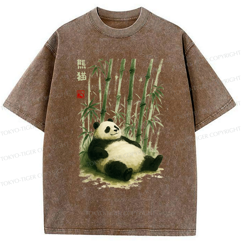 Japanese Unisex Panda T-Shirt Cotton