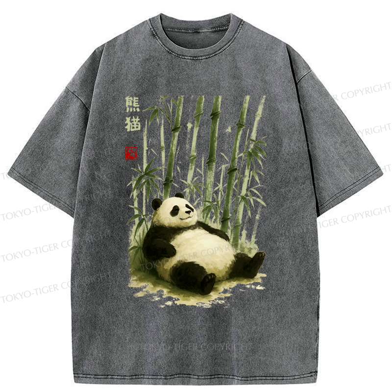 Adorably Clumsy Panda T-Shirt for Weekend