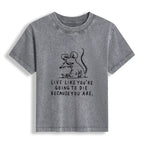 funny sarcastic rat life truth tee