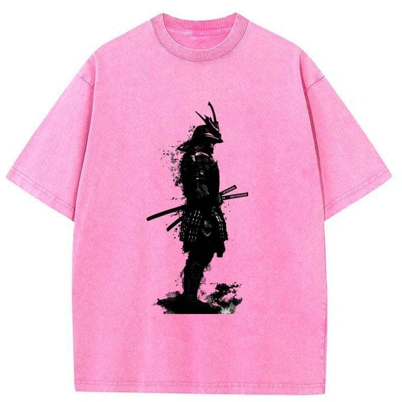 kyoto lion armored samurai washed t-shirt