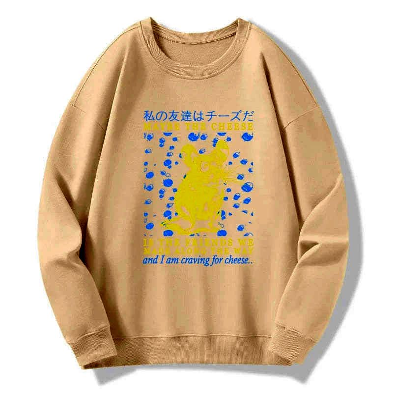 Kyoto-Lion My Friend Is Cheese Sweatshirt