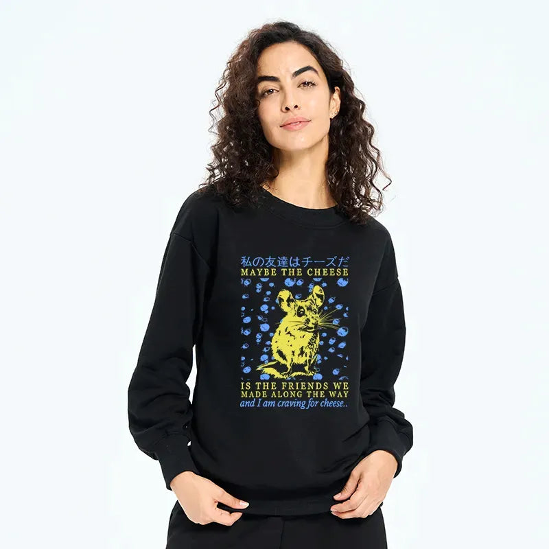 comfortable unisex sweatshirt for lounge