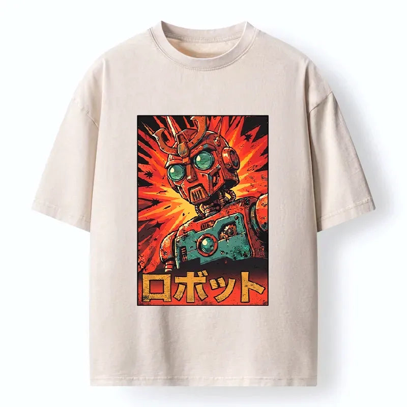 Retro Washed Cotton Unisex Tee