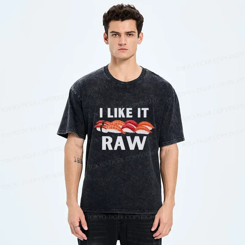 Washed Unisex Sushi T-Shirt On Sale