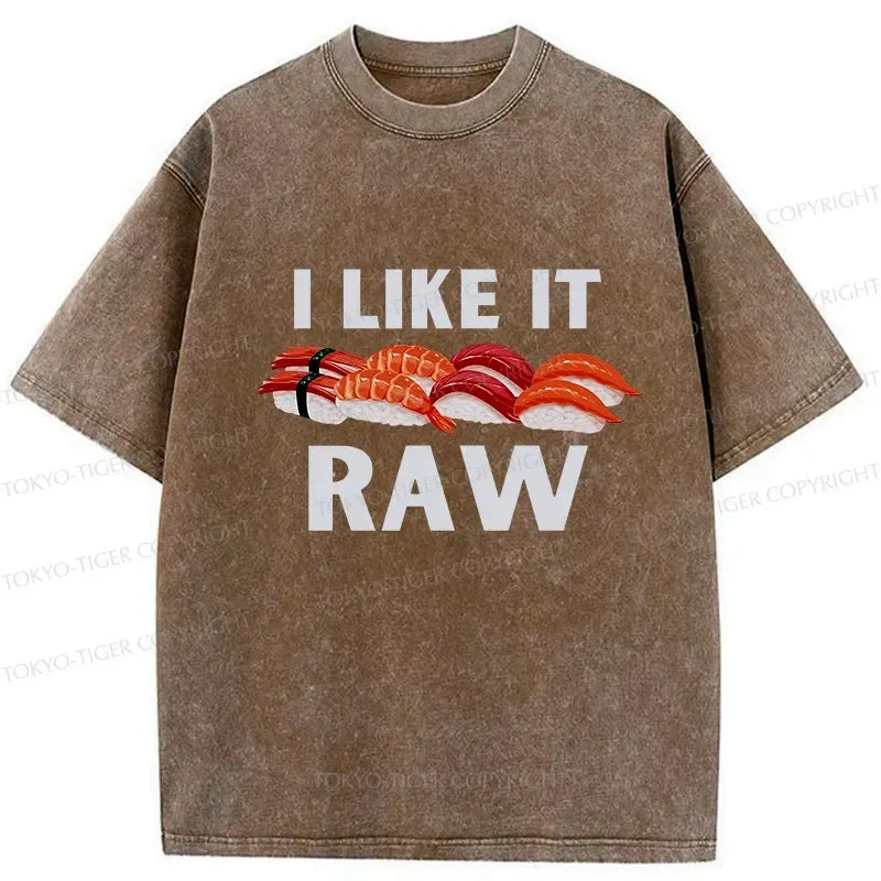 Washed Unisex Sushi T-Shirt On Sale