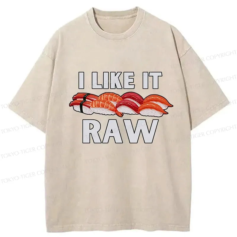 Washed Unisex Sushi T-Shirt On Sale