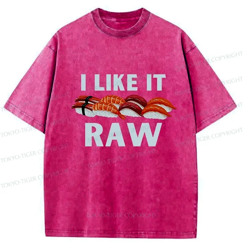 Washed Unisex Sushi T-Shirt On Sale