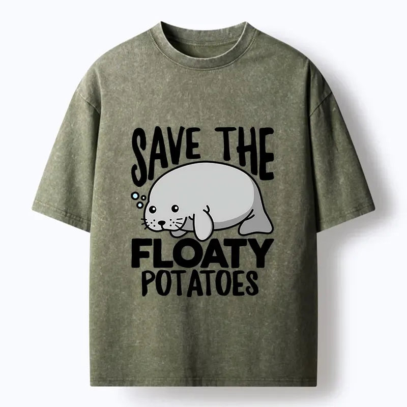 funny potato seal shirt best seller