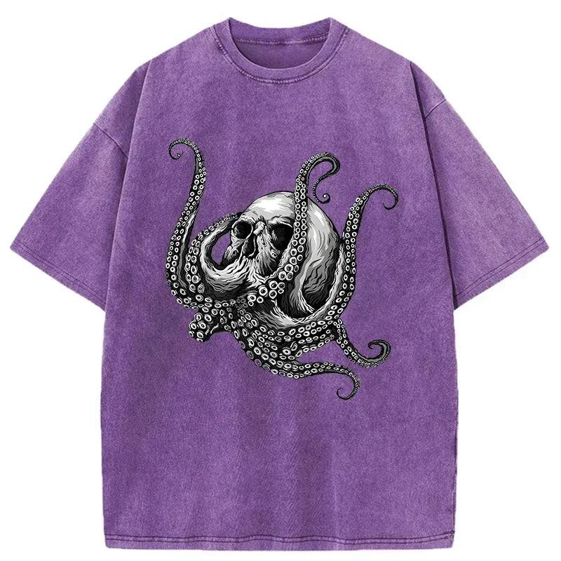 Vintage Washed Octopus Tee Best Seller