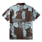 Kyoto Cat Mirror Shirt Casual Summer