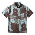 Japanese Cat Button-up Shirt for Daily Wear