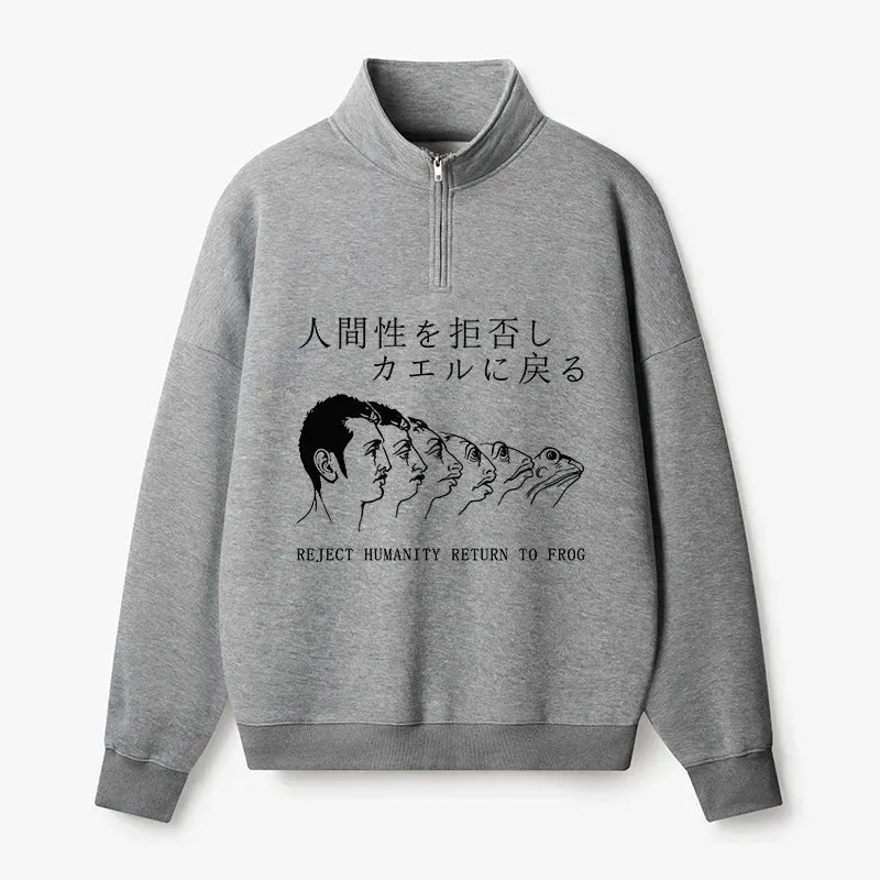 Comfortable Frog Fleece Sweatshirt for Casual Wear