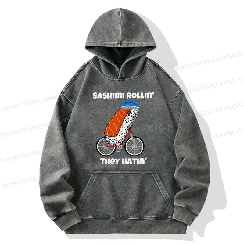 Washed Japanese Unisex Hoodie for Daily Wear