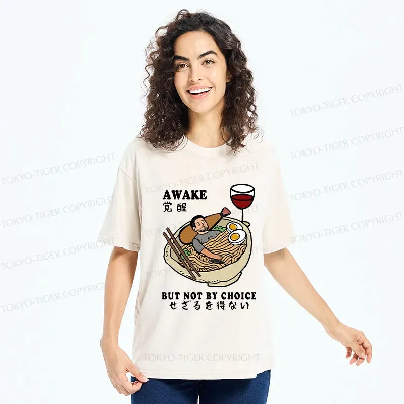 Kyoto-Lion Awake But Not By Choice Washed T-Shirt