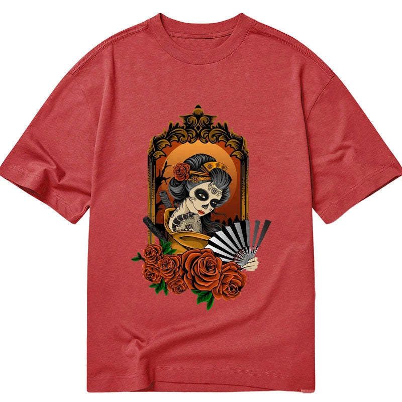 unisex cotton japanese graphic t-shirt for daily wear