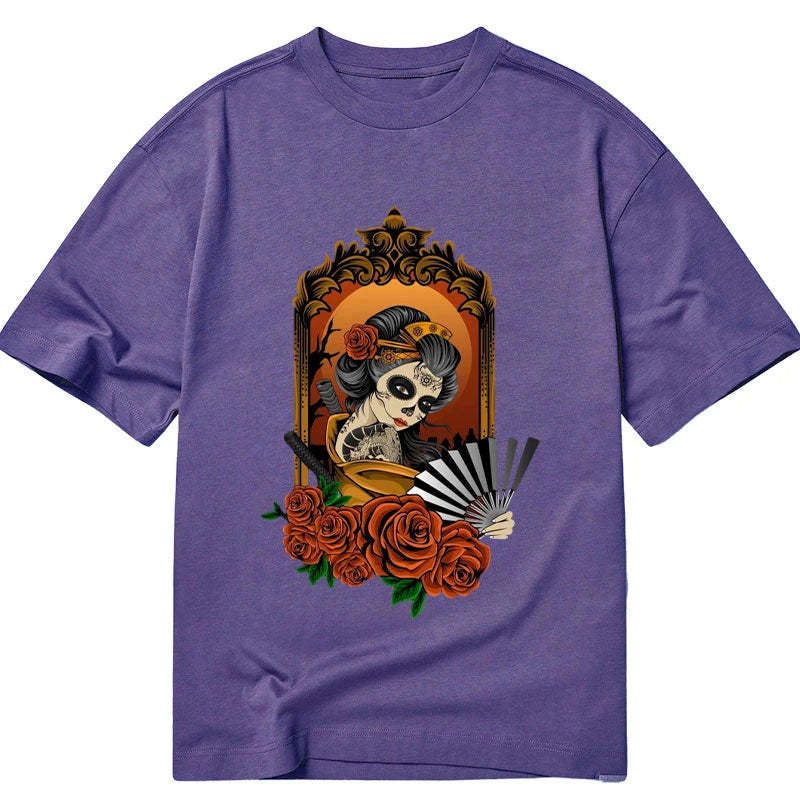 unisex cotton japanese graphic t-shirt for daily wear