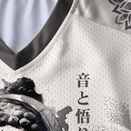 Kyoto-Lion DJ Buddha Zen Music Paneled Long Sleeve Jersey