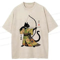 Vintage Cat Archery Tee for Streetwear