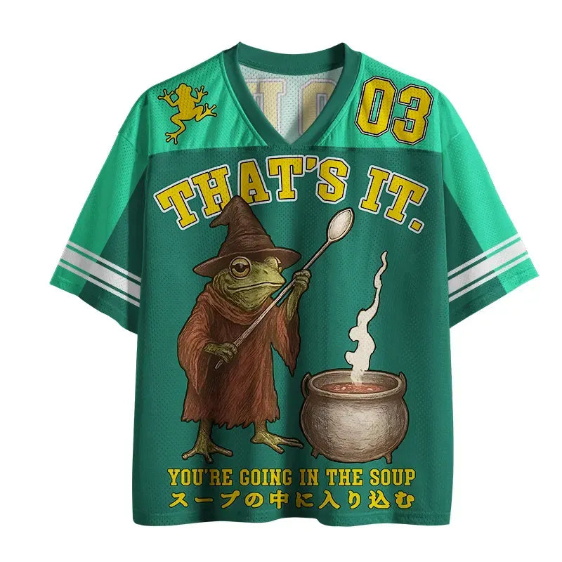 Best Seller Funny Frog Mesh Jersey