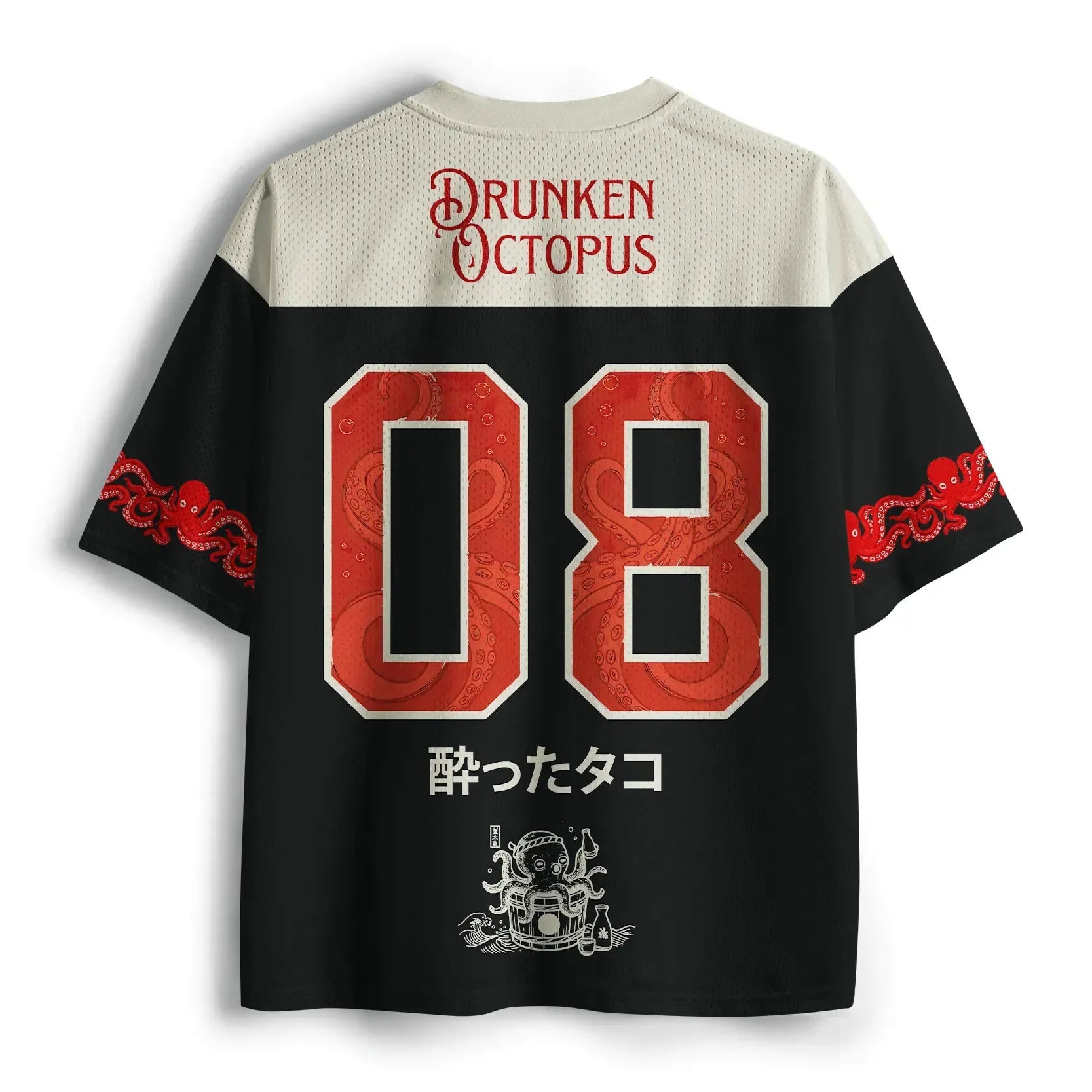 Japanese Quirky Mesh Jersey for Summer