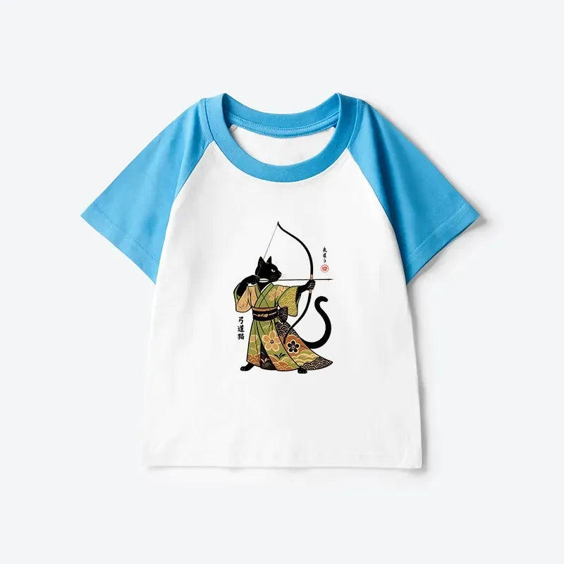 Kyoto Lion Japan Cat Raglan