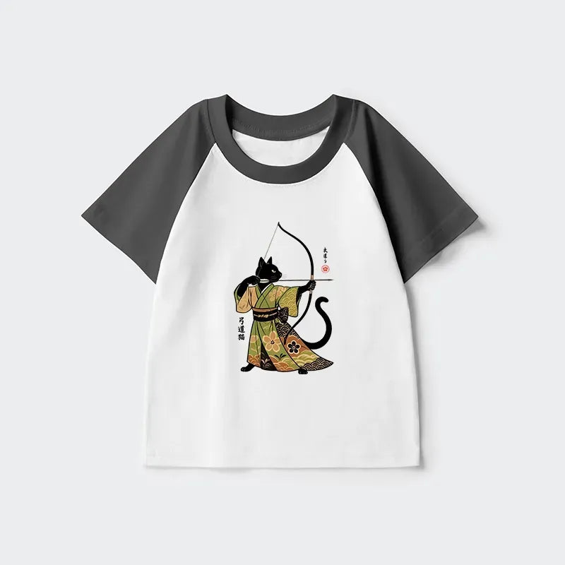Kyoto Lion Japan Cat Raglan